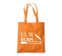 Shopagift Feel The Burn Tote Shopping Beach Bag 10 Litres Capacity - 42cm x 38cm