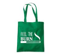 Shopagift Feel The Burn Tote Shopping Beach Bag 10 Litres Capacity - 42cm x 38cm