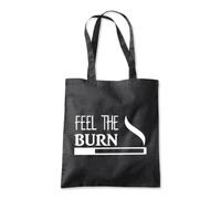Shopagift Feel The Burn Tote Shopping Beach Bag 10 Litres Capacity - 42cm x 38cm