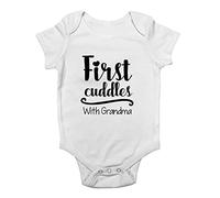 Shopagift First Cuddles with Grandma Baby Vest Bodysuit White