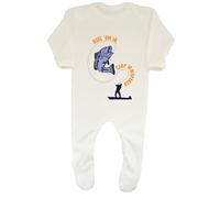 Shopagift Fishing Carp Whisperer Baby Grow Romper Suit Feel Em in Funny Fish Boys Girls White