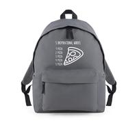 Shopagift Five Inspirations Words Pizza Pizza Pizza Backpack Rucksack 18 Litres Capacity - 42cm x 31cm x 21cm
