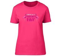 Shopagift Flamingo Womens T-Shirt Celebrate Life in Vibrant Pink Ladies Tee Gift