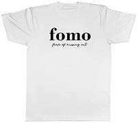 Shopagift FOMO Fear of Missing Out T-Shirt White