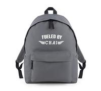 Shopagift Fueled by Chai Tea Brew Masala Spiced Tea Backpack Rucksack 18 Litres Capacity - 42cm x 31cm x 21cm
