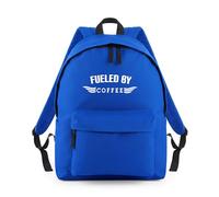 Shopagift Fueled by Coffee Latte Brew Caffiene Backpack Rucksack 18 Litres Capacity - 42cm x 31cm x 21cm