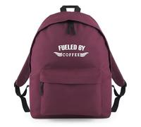 Shopagift Fueled by Coffee Latte Brew Caffiene Backpack Rucksack 18 Litres Capacity - 42cm x 31cm x 21cm