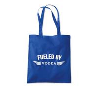 Shopagift Fueled by Vodka Alcohol Booze Drinks Tote Shopping Beach Bag 10 Litres Capacity - 42cm x 38cm