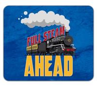Shopagift Full Steam Ahead Model Train Railways Mouse Mat Pad 24cm x 19cm