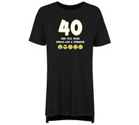 Shopagift Funny 40th Birthday Women's Nightie Night Shirt Black