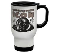 Shopagift Funny Badger Underground Icon Travel Mug Stainless Steel 14oz Cup