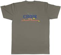 Shopagift Funny Choir Musical Mens T-Shirt Choir Thing Tee Grey