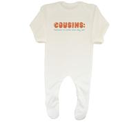 Shopagift Funny Cousins Baby Grow Romper Suit Partners in Crime Since Day One Boys Girls White