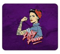 Shopagift Funny Left Handed Mouse Mat Pad Funny Left Handed Gift 24cm x 19cm