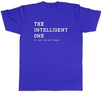 Shopagift Funny Pub Quiz Mens T-Shirt The intelligent One Tee Gift