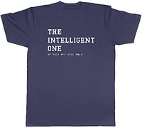Shopagift Funny Pub Quiz Mens T-Shirt The intelligent One Tee Gift