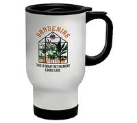 Shopagift Funny Retired Gardening Travel Mug What Retirement Looks Like Gift Stainless Steel 14oz Cup