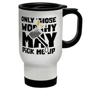 Shopagift Funny Travel Mug Only Those Worthy May Pick me up Gift Cup