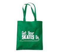 Shopagift Get Your Skates On Tote Shopping Beach Bag 10 Litres Capacity - 42cm x 38cm