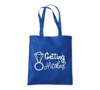 Shopagift Getting Hitched Married Wedding Tote Shopping Beach Bag 10 Litres Capacity - 42cm x 38cm
