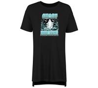 Shopagift Ghost Hunter Women's Nightie Funny Scary Spooky Spook Night Shirt Black