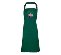 Shopagift Girl Who Loves Making Candles Apron Mens Womens Cooking BBQ Chef DIY Cook - Green