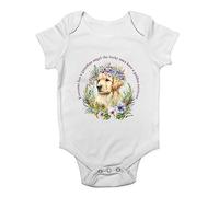 Shopagift Golden Retriever Baby Vest Pet Dog Lover Guardian Angel Bodysuit Gift