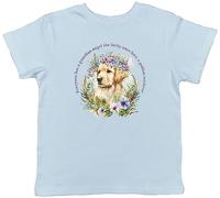 Shopagift Golden Retriever Kids T-Shirt Pet Dog Lover Guardian Angel Childrens Tee Gift