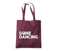 Shopagift Gone Dancing Cool Dancer Party Music Tote Shopping Beach Bag 10 Litres Capacity - 42cm x 38cm