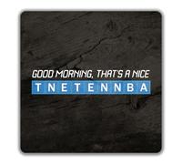 Shopagift Good Morning 2 Pack Coasters That's a Nice Tnetennba - 9cm x 9cm