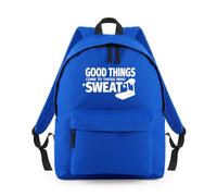 Shopagift Good Things Come To Those Who Sweat Backpack Rucksack 18 Litres Capacity - 42cm x 31cm x 21cm