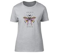 Shopagift Good Witch Bad Witch Womens T-Shirt Purple Moth Moon Star Ladies Tee