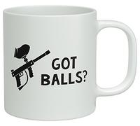 Shopagift Got Balls? Funny Paintball White 10oz Novelty Gift Mug Cup