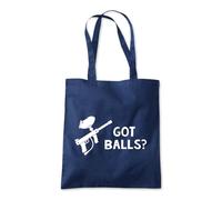 Shopagift Got Balls Paintball Funny Outdoor Games Tote Shopping Beach Bag 10 Litres Capacity - 42cm x 38cm