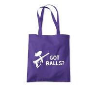 Shopagift Got Balls Paintball Funny Outdoor Games Tote Shopping Beach Bag 10 Litres Capacity - 42cm x 38cm