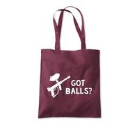 Shopagift Got Balls Paintball Funny Outdoor Games Tote Shopping Beach Bag 10 Litres Capacity - 42cm x 38cm