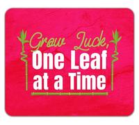 Shopagift Grow Luck One Leaf at a Time Lucky Bamboo Plant Mouse Mat Pad 24cm x 19cm