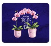 Shopagift Growing Orchids with Pride Flower Plant Mouse Mat Pad 24cm x 19cm