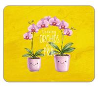 Shopagift Growing Orchids with Pride Flower Plant Mouse Mat Pad 24cm x 19cm