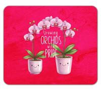 Shopagift Growing Orchids with Pride Flower Plant Mouse Mat Pad 24cm x 19cm