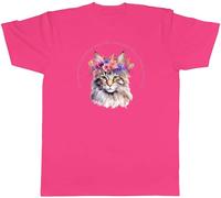 Shopagift Guardian Angel Mens T-Shirt Lucky Ones Have a Maine Coon Cat Tee