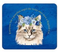 Shopagift Guardian Angel Mouse Mat Pad Lucky Ones have a Ragdoll Cat 24cm x 19cm