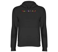 Shopagift Guess Who's Gay LGBTQ+ Funny Gay Pride Hoodie Unisex Hoody Hooded Top Black