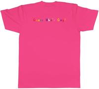 Shopagift Guess Who's Gay LGBTQ+ Funny Gay Pride Mens T-Shirt Tee Pink