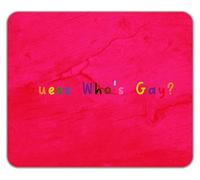 Shopagift Guess Who's Gay LGBTQ+ Funny Gay Pride Mouse Mat Pad 24cm x 19cm