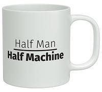 Shopagift Half Man Half Machine White 10oz Mug Cup