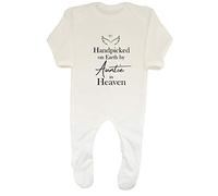Shopagift Hand Pick by My Auntie in Heaven Baby Grow Romper Suit White