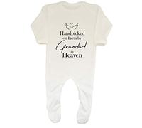 Shopagift Hand Pick by My Grandad in Heaven Baby Romper White
