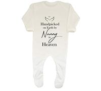 Shopagift Hand Pick by My Nanny in Heaven Baby Grow Romper Suit White