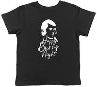 Shopagift Happy Burns Night Childrens Kids T-Shirt Black